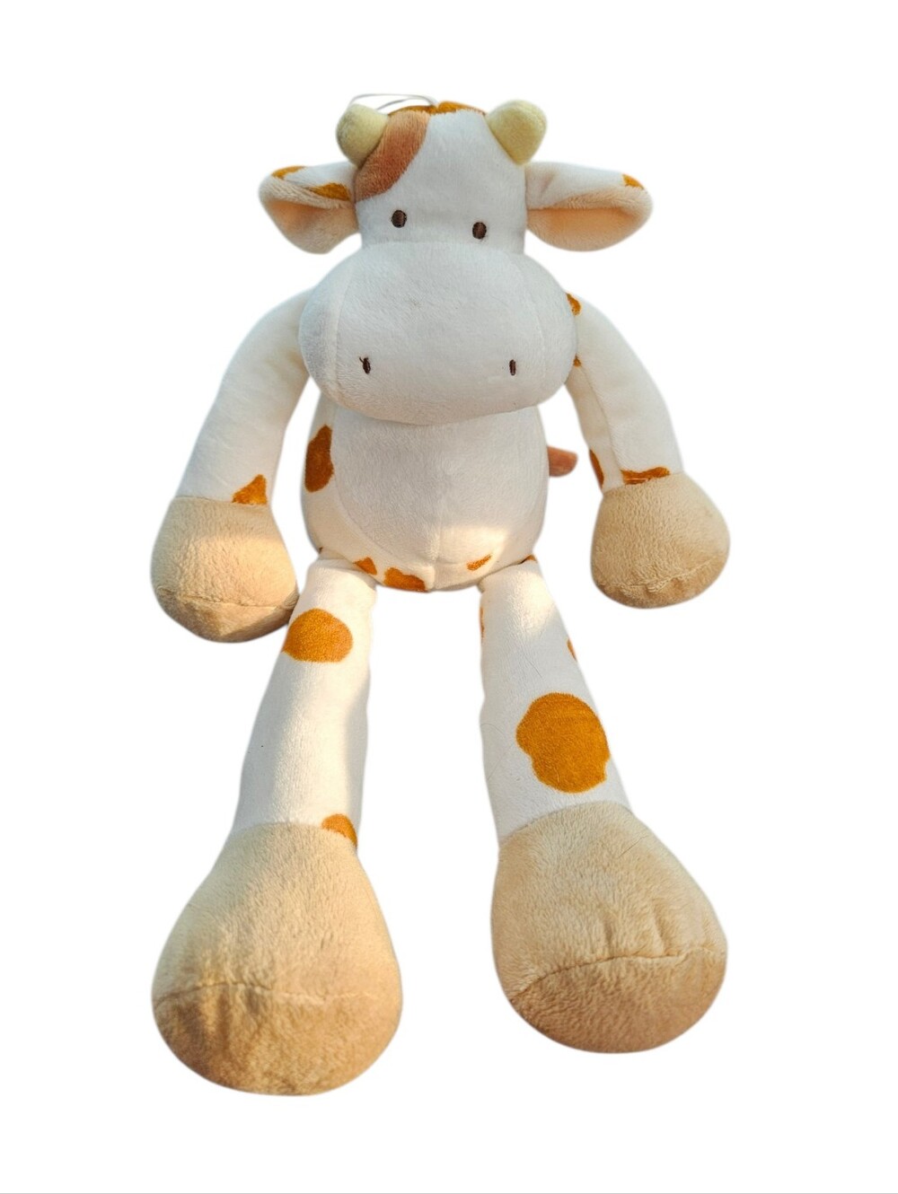 Teddykompaniet Diinglisar Large Spotted Cow Plush Stuffed Animal Toy, 14"